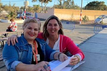 Animado concurso de repostería en el Caserío de Gando (Foto TA)